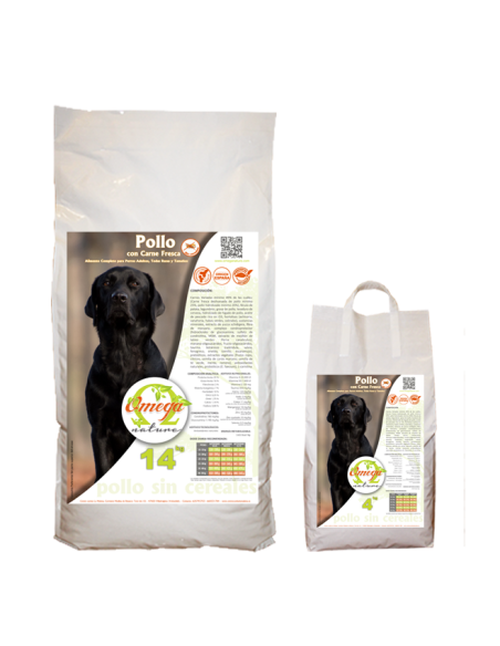 Pollo Sin Cereales Con Carne Fresca Omega Nature